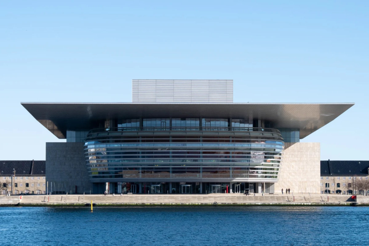 Convention centre near water