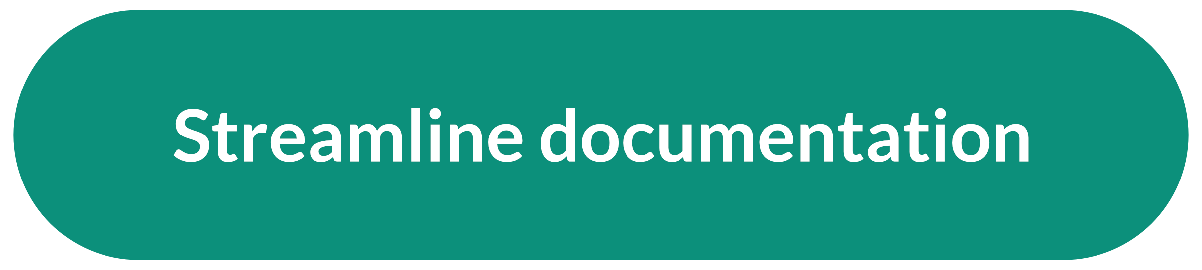 Streamline documentation